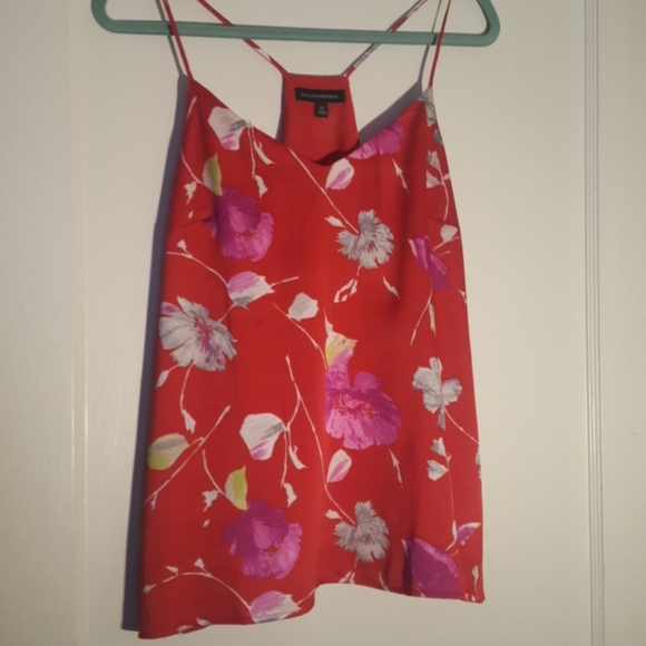 Banana Republic lined Floral Cami /red/ cayenne - Picture 3 of 8